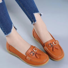 Huitich A - Express White Ballet Flats for Women Casual Slip - On Loafers - Mumzar
