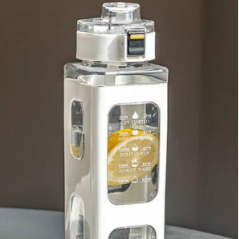 Huitich A - Express White Sports Water Bottle with Time Marker - Mumzar