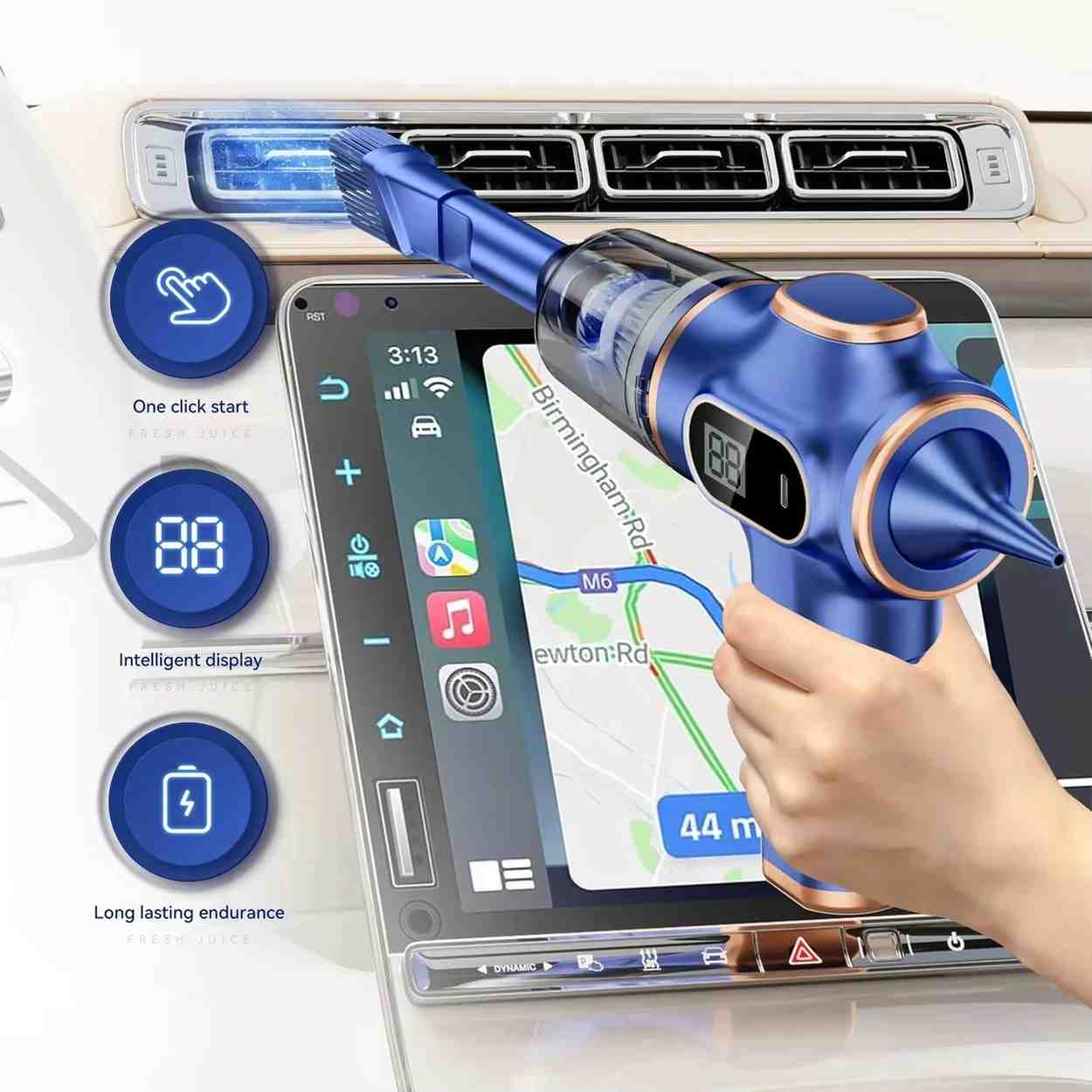 Huitich A - Express Wireless Handheld Vacuum Cleaner 12000Pa - Mumzar