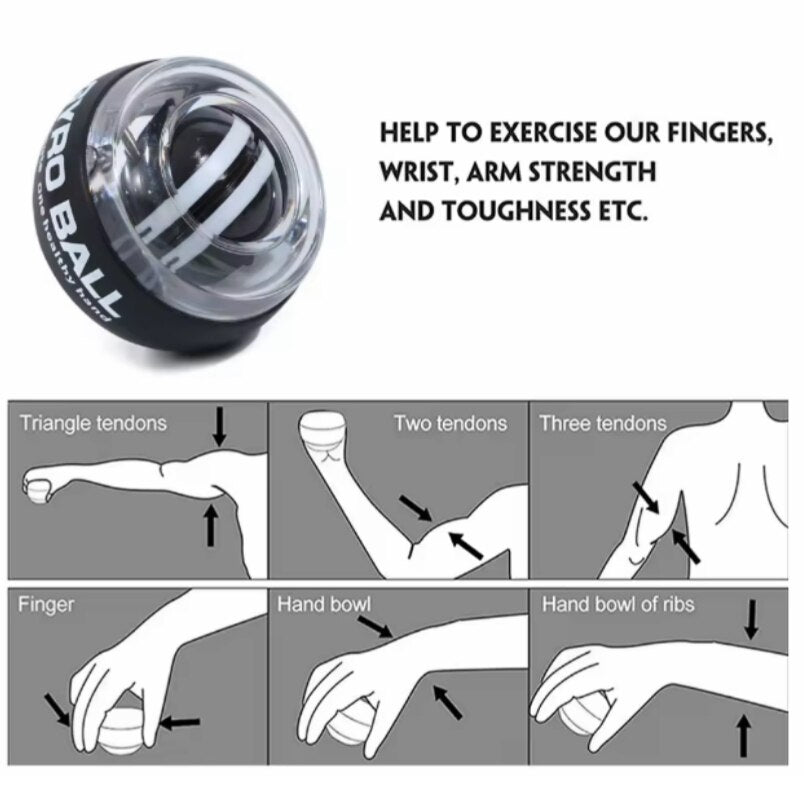 Huitich A - Express Wrist Gyro Ball Exerciser Power Trainer - Mumzar
