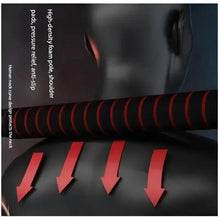 Adjustable dumbbell bar with red ribbed stripe grips and end plates