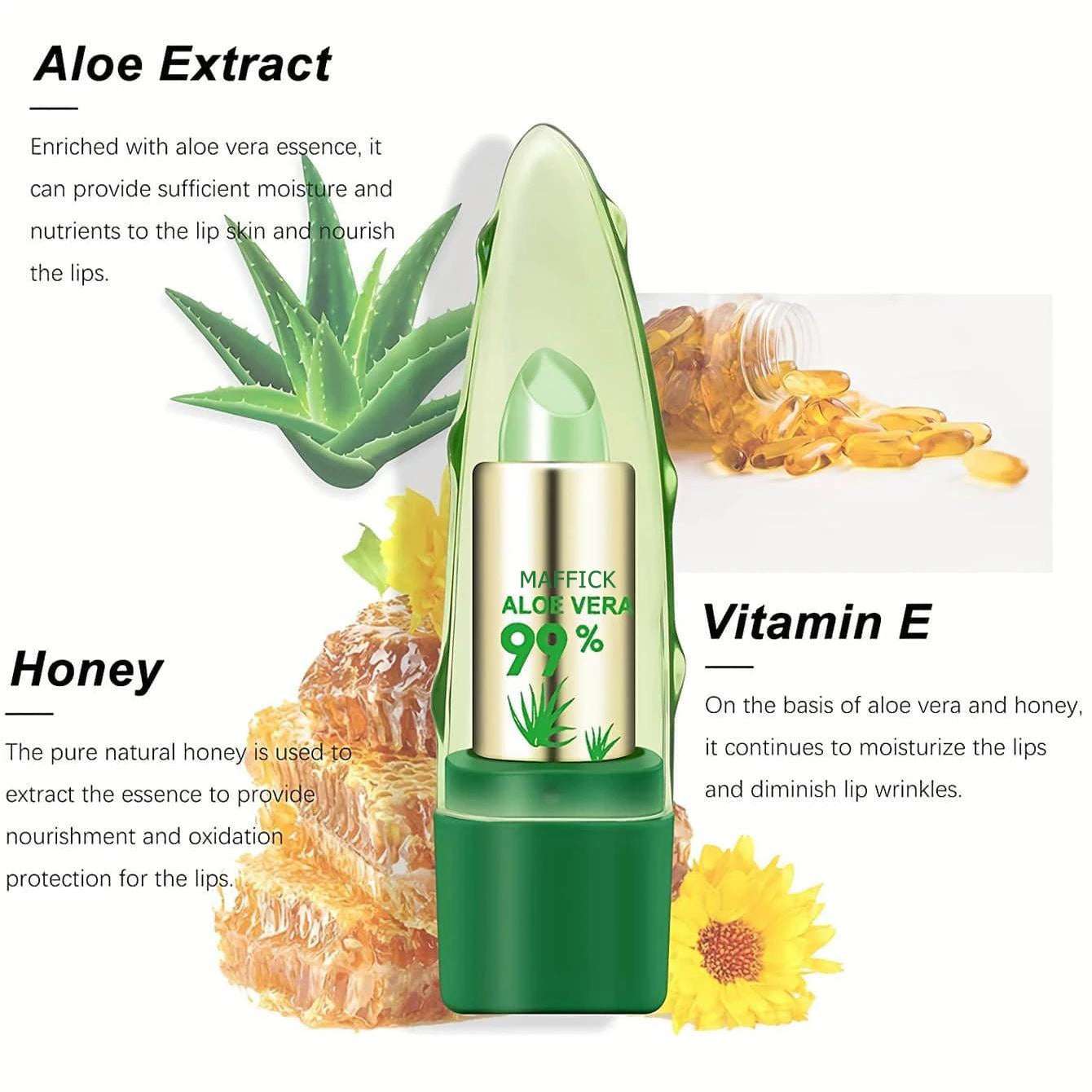 Huitich Aloe Vera Color Changing Lipstick - Mumzar