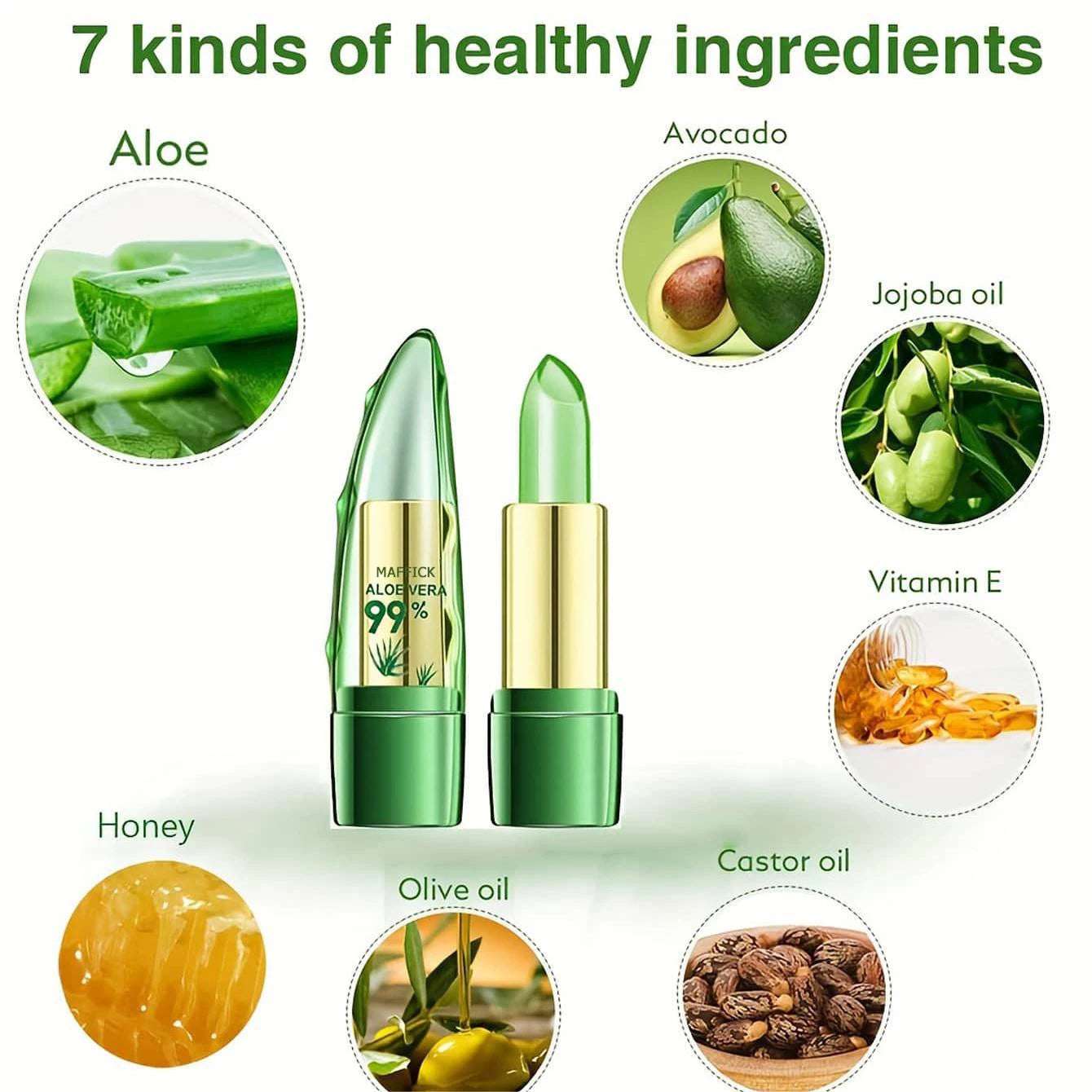 Huitich Aloe Vera Color Changing Lipstick - Mumzar