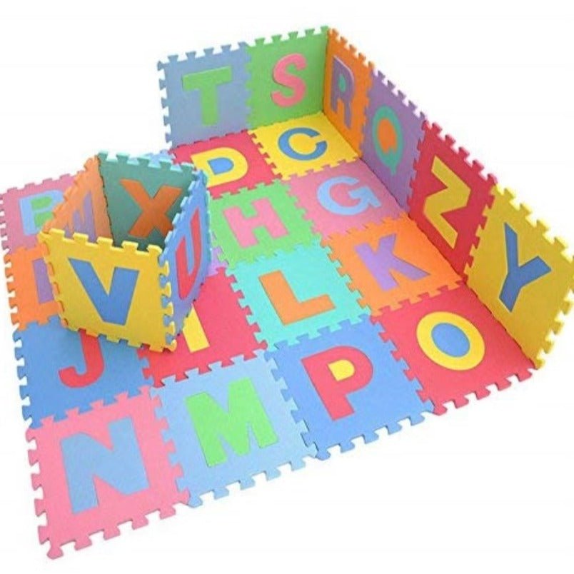 Huitich Alphabet Play Mat for Toddlers Foam Puzzle Mat - Mumzar