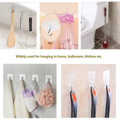 Huitich AMZ Self Adhesive Hooks 8kg Pack 20PCS Durable Wall Hooks - Mumzar