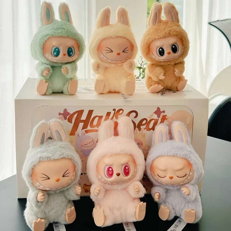 Huitich Anime Labubu Doll Keychain - Cute Plush Toy - Mumzar
