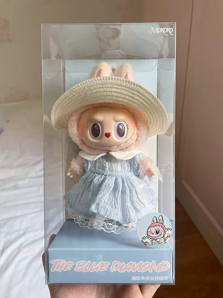 Huitich Anime Labubu Doll Keychain - Cute Plush Toy - Mumzar