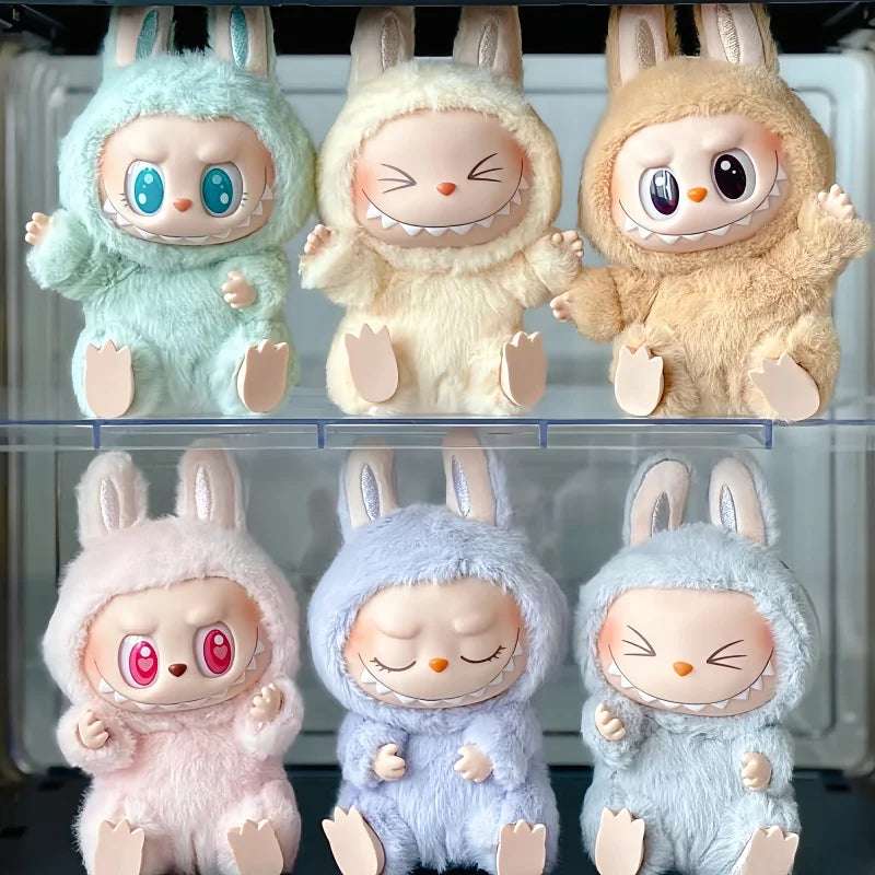 Huitich Anime Labubu Doll Keychain - Cute Plush Toy - Mumzar