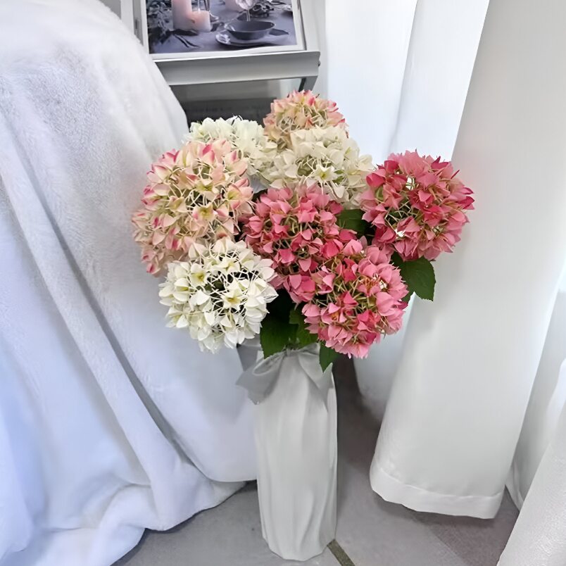 Huitich Artificial Flower Decor for Weddings Elegant Hydrangea - Mumzar