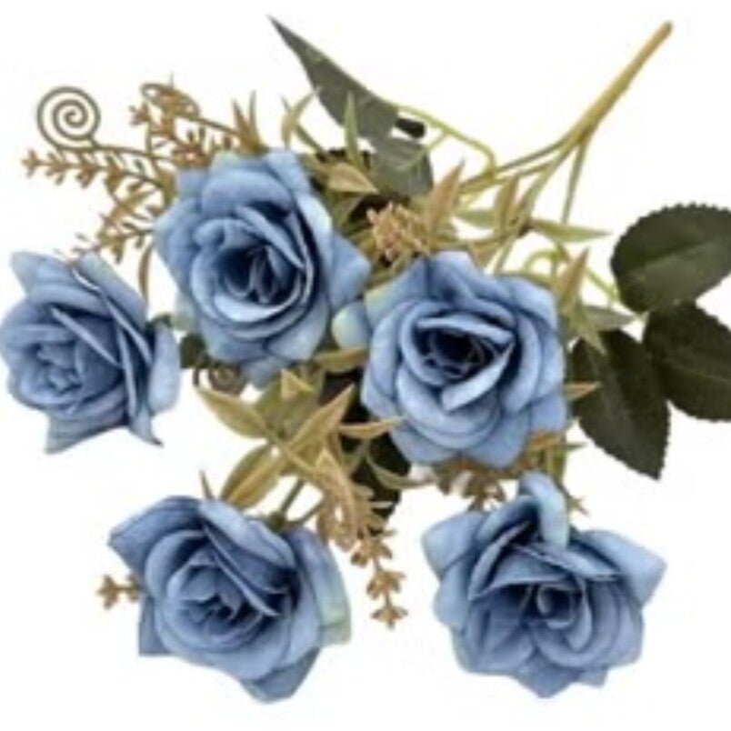 Huitich Artificial Flower Decor Set Elegant Rose Bouquets - Mumzar