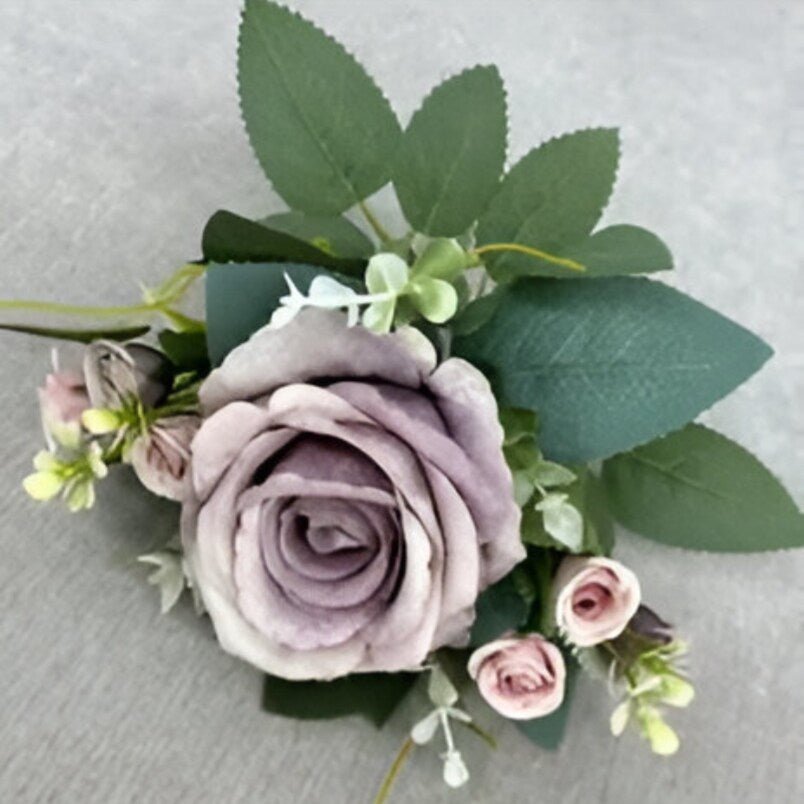 Huitich Artificial Flowers Pack for Parties Elegant Rose Bouquet - Mumzar