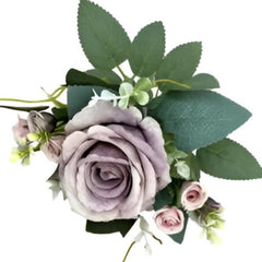 Huitich Artificial Flowers Pack for Parties Elegant Rose Bouquet - Mumzar