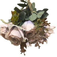 Huitich Artificial Pink Flower Decor Bouquet - Mumzar