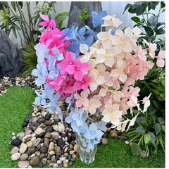 Huitich Artificial Red Flower Decor Elegant Home Accent - Mumzar