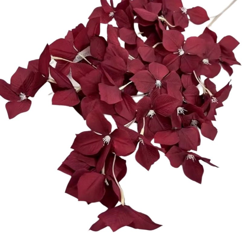 Huitich Artificial Red Flower Decor Elegant Home Accent - Mumzar
