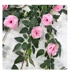 Huitich Artificial Rose Wall Hanging with Realistic Flowers - Mumzar