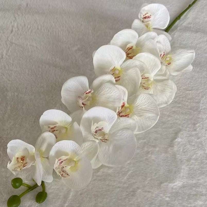 Huitich Artificial White Rose Flowers Realistic Decor - Mumzar