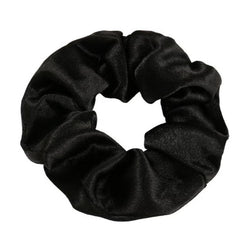 Huitich Black Silk Hair Scrunchie Smooth & Gentle - Mumzar