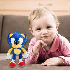 Huitich Blue Hedgehog Plush Toy Soft Kids Gift - Mumzar