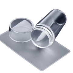 Huitich Clear Silicone Nail Stamper for Precise Nail Art - Mumzar