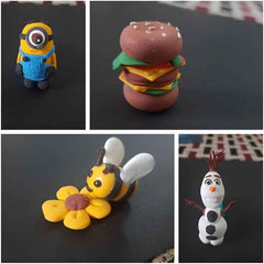 Huitich Colorful Air Dry Clay Set 7 Vibrant Colors - Mumzar