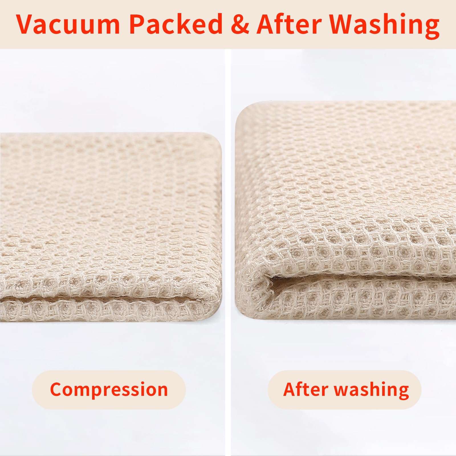 Huitich Cotton Waffle Weave Dish Cloths - Soft & Durable - Mumzar