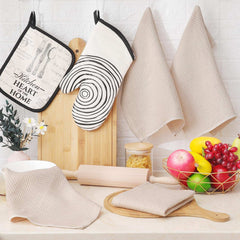 Huitich Cotton Waffle Weave Dish Cloths - Soft & Durable - Mumzar