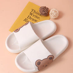 Huitich Cute Bear Slide Sandals - Comfortable & Adorable - Mumzar