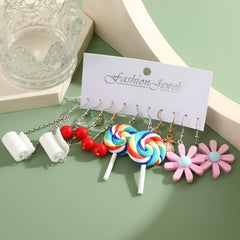 Huitich Cute Fashion Earrings Set with Fun Designs - Mumzar