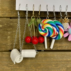 Huitich Cute Fashion Earrings Set with Fun Designs - Mumzar