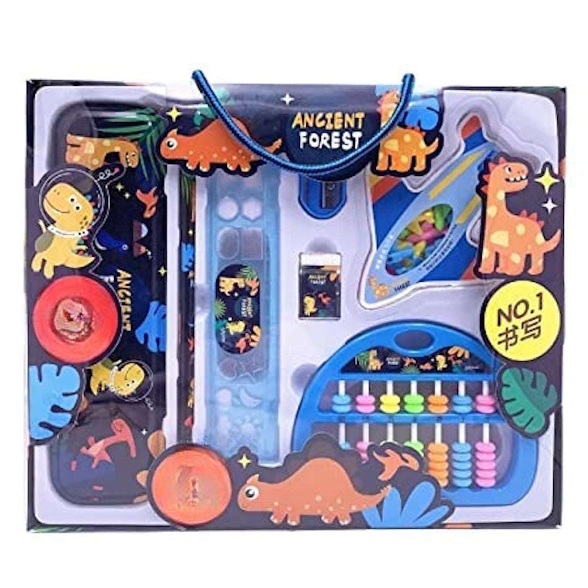 Huitich Dinosaur Stationery Kit for Kids Fun Office Supplies - Mumzar