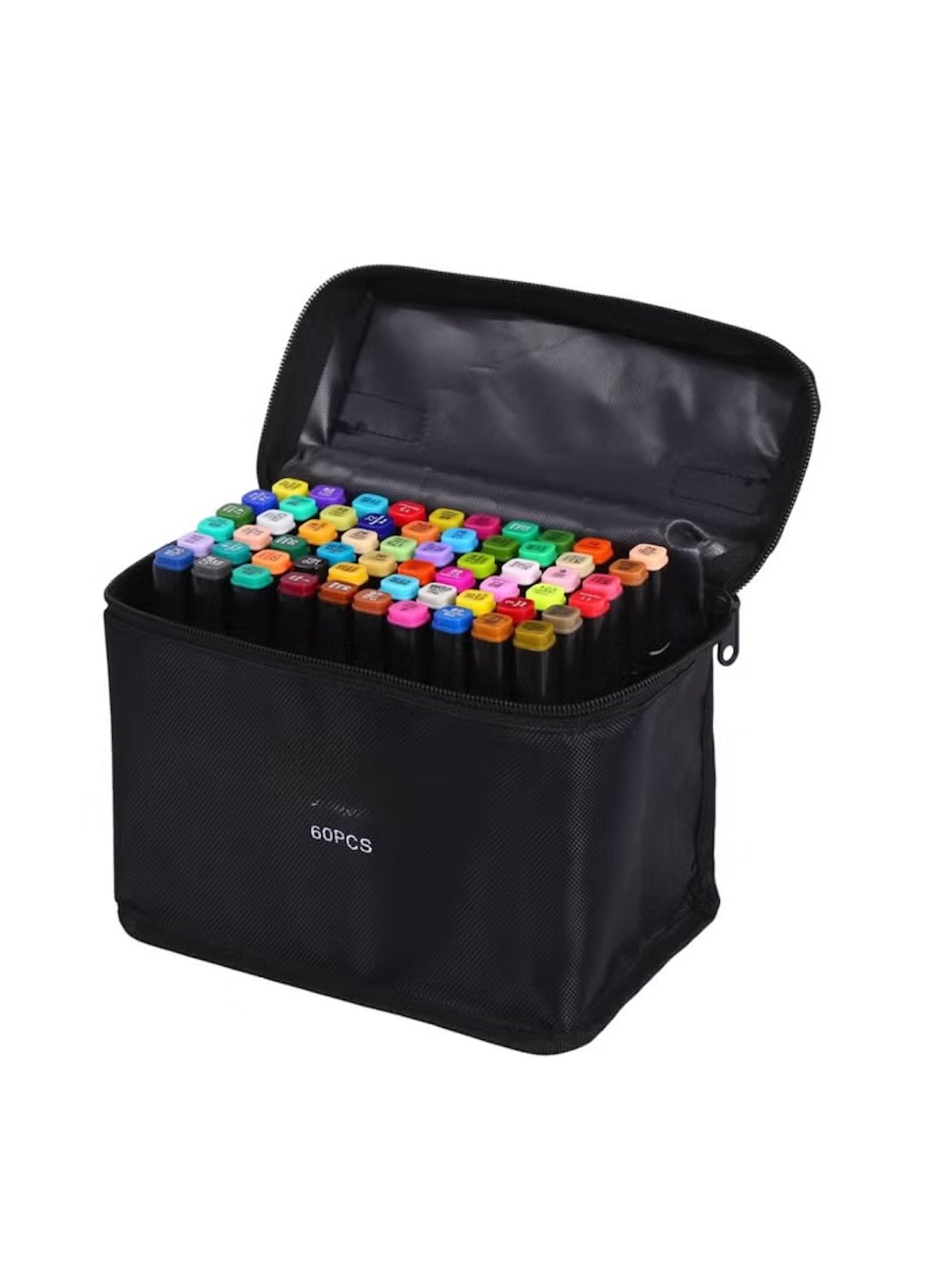 Huitich Dual Tip Marker Set 60 Colors with Carry Case - Mumzar
