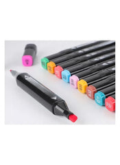 Huitich Dual Tip Markers Set 100 Colors with Carry Case - Mumzar