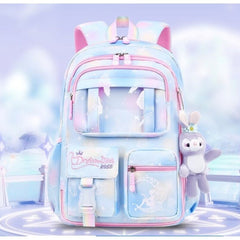 Huitich Durable Kids Backpack for School with Plush Toy - Mumzar