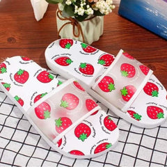 Huitich Durable Slip - On Sandals Size 36 - 37 with Strawberry Print - Mumzar