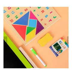 Huitich Educational White Board for Kids with Chalk Set - Mumzar