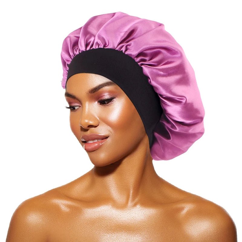 Huitich Elastic Band Night Sleeping Hat for Hair Care - Mumzar