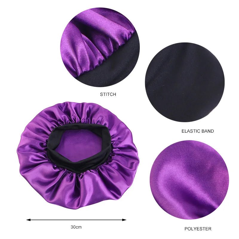 Huitich Elastic Band Night Sleeping Hat for Hair Care - Mumzar