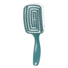 Huitich Elastic Massage Hair Brush Comb Soft Pink - Mumzar