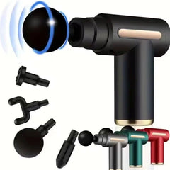 Huitich Electric Fascia Massage Gun with 5 Heads - Mumzar