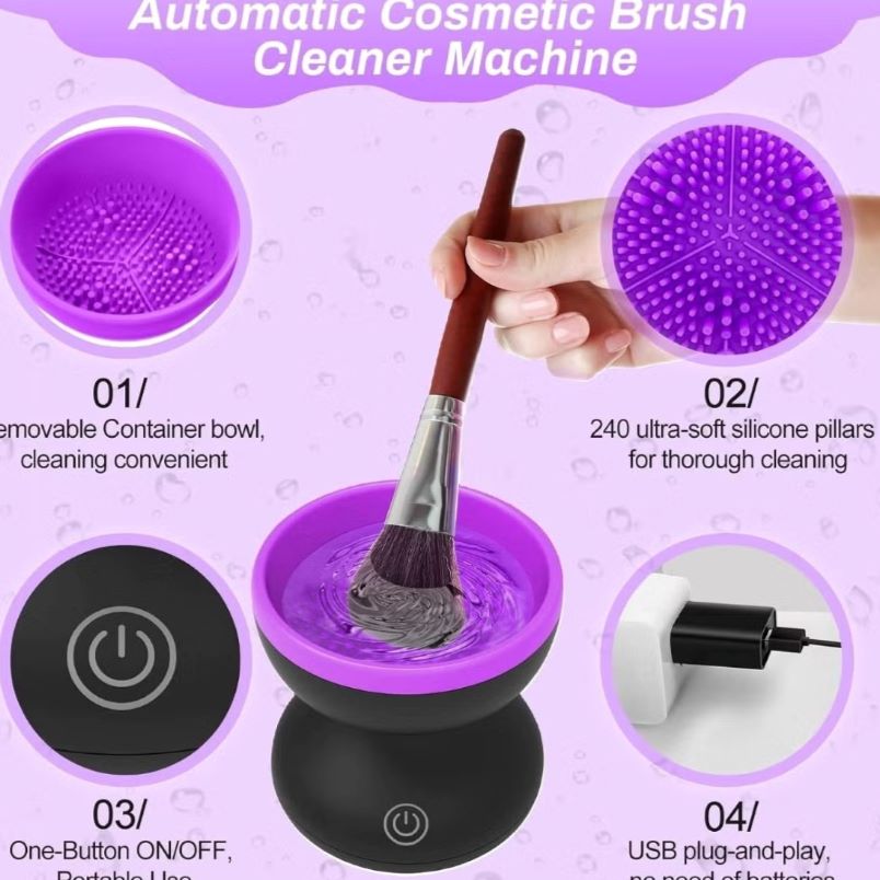 Huitich Electric Makeup Brush Cleaning Machine USB Powered - Mumzar