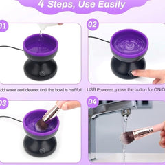 Huitich Electric Makeup Brush Cleaning Machine USB Powered - Mumzar