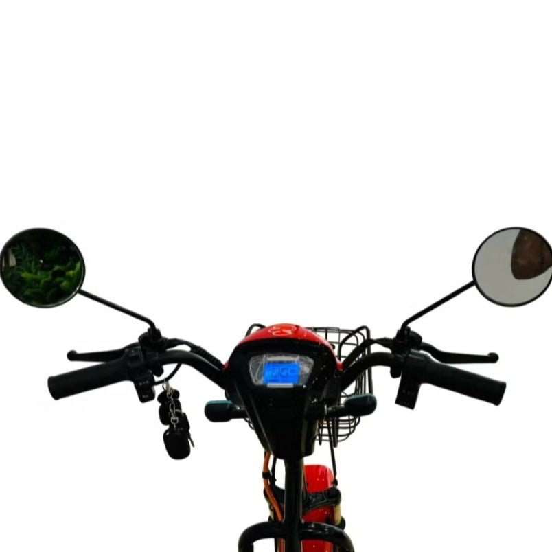 Huitich Electric Trike Scooter with Basket Red - Mumzar