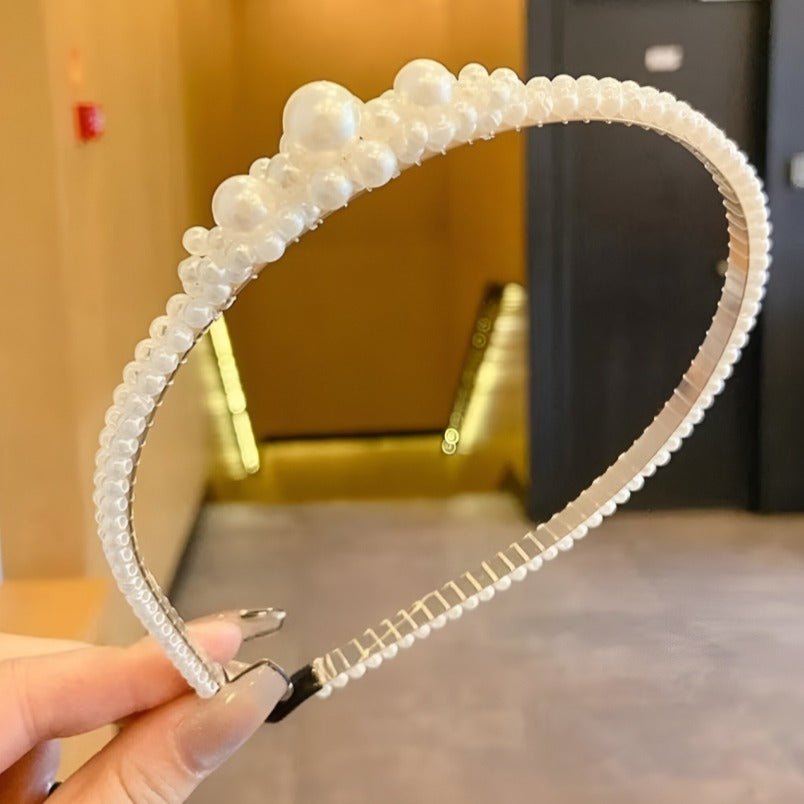 Huitich Elegant Pearl Headband for Girls Stylish Accessory - Mumzar
