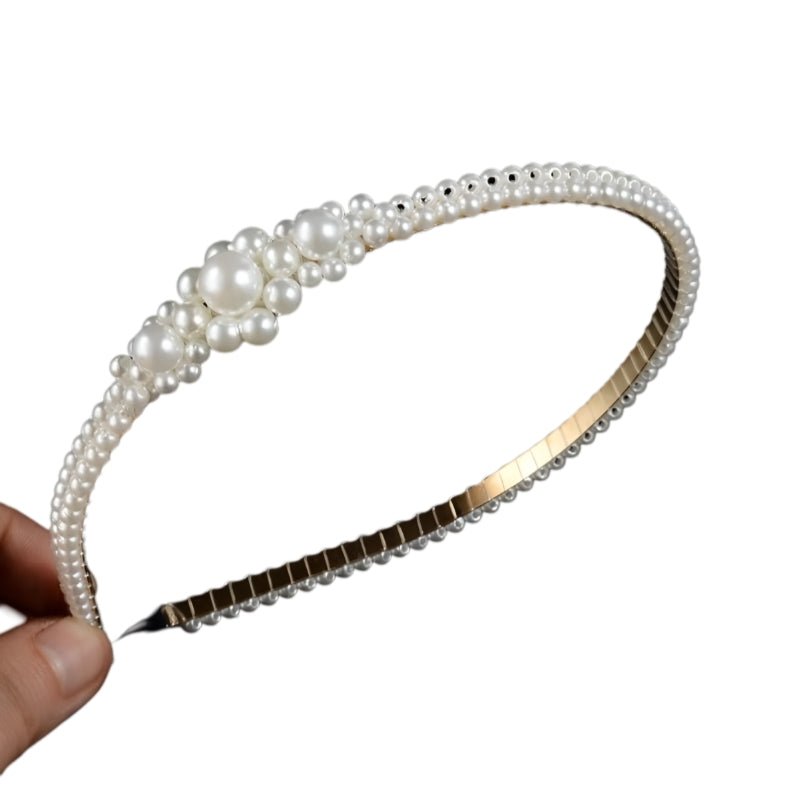 Huitich Elegant Pearl Headband for Girls Stylish Accessory - Mumzar