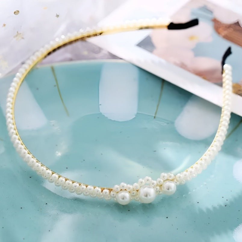 Huitich Elegant Pearl Headband for Girls Stylish Accessory - Mumzar
