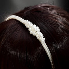 Huitich Elegant Pearl Headband for Girls Stylish Accessory - Mumzar