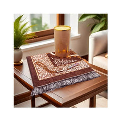 Huitich Embroidered Prayer Mat Set with Tassels - Mumzar