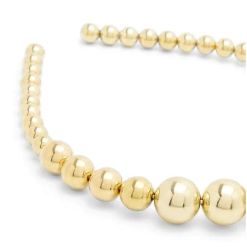 Huitich Fashion Hairband Girls Gold Beaded Headband - Mumzar