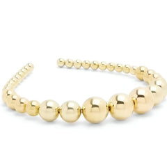 Huitich Fashion Hairband Girls Gold Beaded Headband - Mumzar